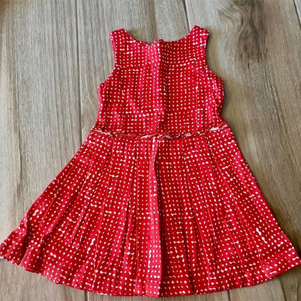 Gingersnaps Girls 2T Red Polka Dot Dress with Side Bows Party Wear
